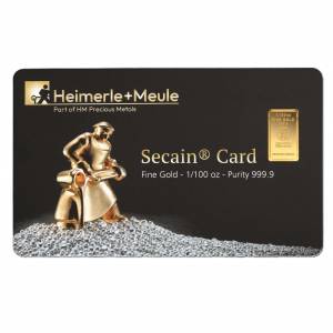 SecainCard 1/100 Oz H+M Bild von SecainCard 1/100 Oz H+M