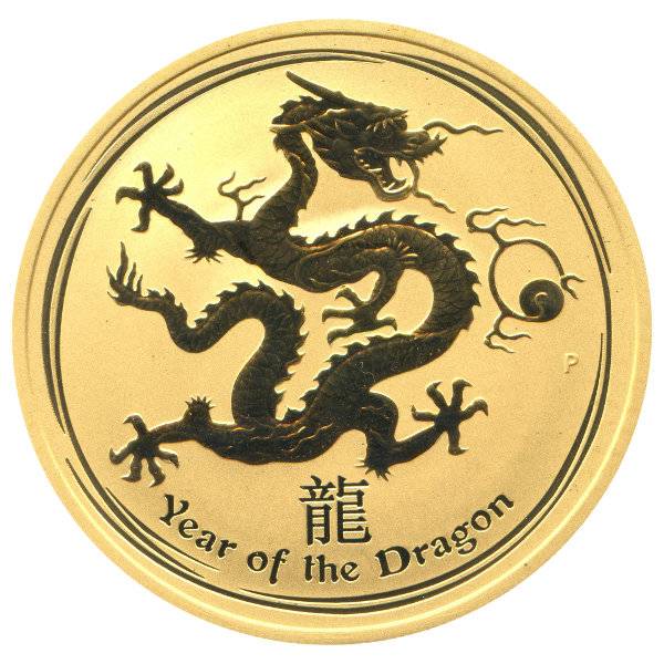 Bild von 1/20 oz Lunar II - Drache 2012