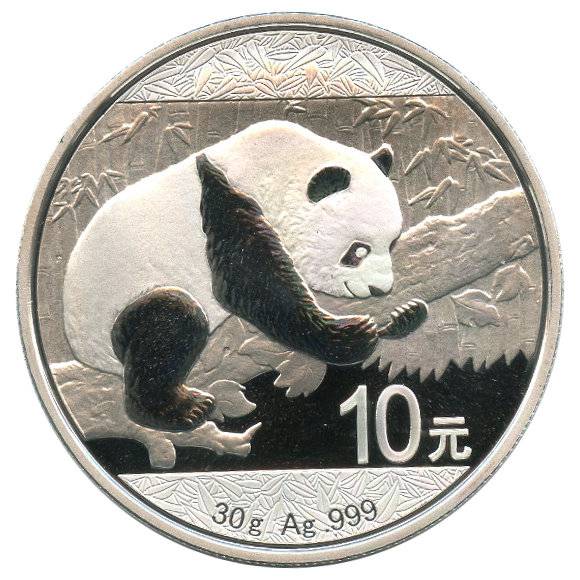 Bild von 30 g Panda Silber - 2016