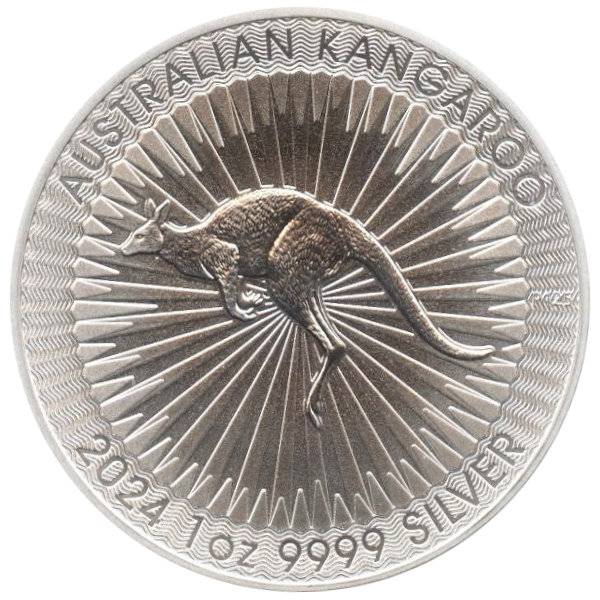 Bild von 1 oz Kangaroo Perth Mint Silber - 2024 - 19% MwST