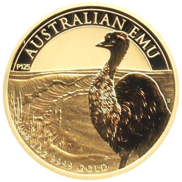 Bild von 1 oz Gold Australien Emu 2024