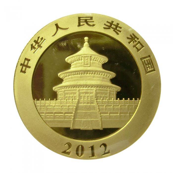 Bild von 1 oz Panda Gold - 2012