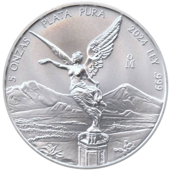 Bild von 5 oz Libertad Silber – 2024