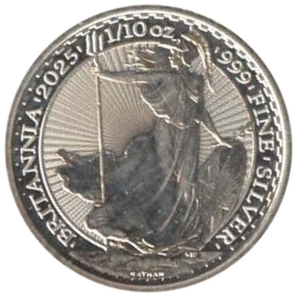 Bild von 1/10 oz Silber Britannia 2025