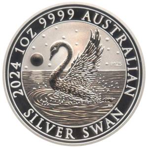 Bild von 1 oz Silber Australien Schwan 2024 - Differenzbesteuert
