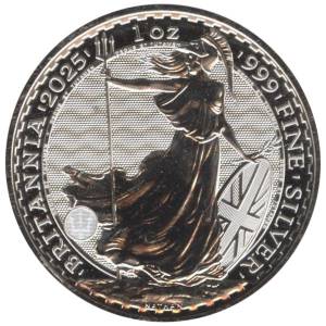 Bild von 1 oz Silber Britannia - 2025 - Differenzbesteuert