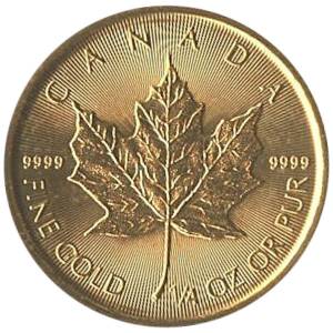 Bild von 1/4 oz Maple Leaf Gold - 2025