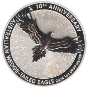 Bild von 1 oz Silbermünze Australian Wedge Tailed Eagle 2024 - Differenzbesteuert