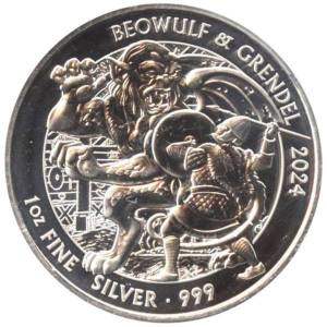 Bild von 1 oz Silber Myths and Legends - Beowulf 2024- Differenzbesteuert