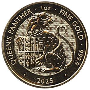 Bild von 1 oz Gold Tudor Beasts Queen´s Panther 2025