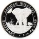 Bild 1 von 1 oz Somalia Elefant Silber - 2025 - Differenzbesteuert